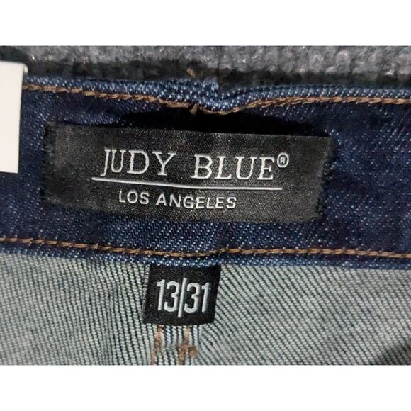 Judy Blue Dark Wash Straight Leg Jeans - Picture 3 of 9